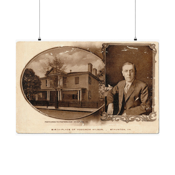 0003PCT - Woodrow Wilson Birthplace Museum, WWBP - Premium Matte Posters