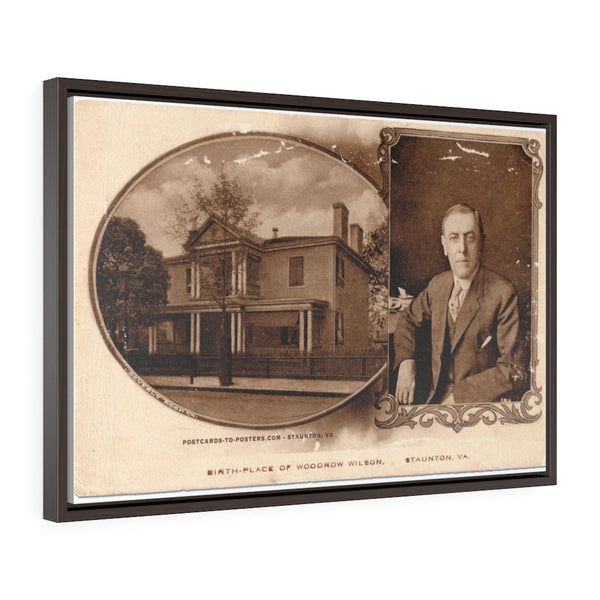 0003CNV - Woodrow Wilson Birthplace Museum, WWBP - Framed Wrap Canvas Print