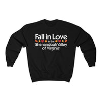 Fall in Love in the Shenandoah Valley VA - Unisex Heavy Blend™ Crewneck Sweatshirt